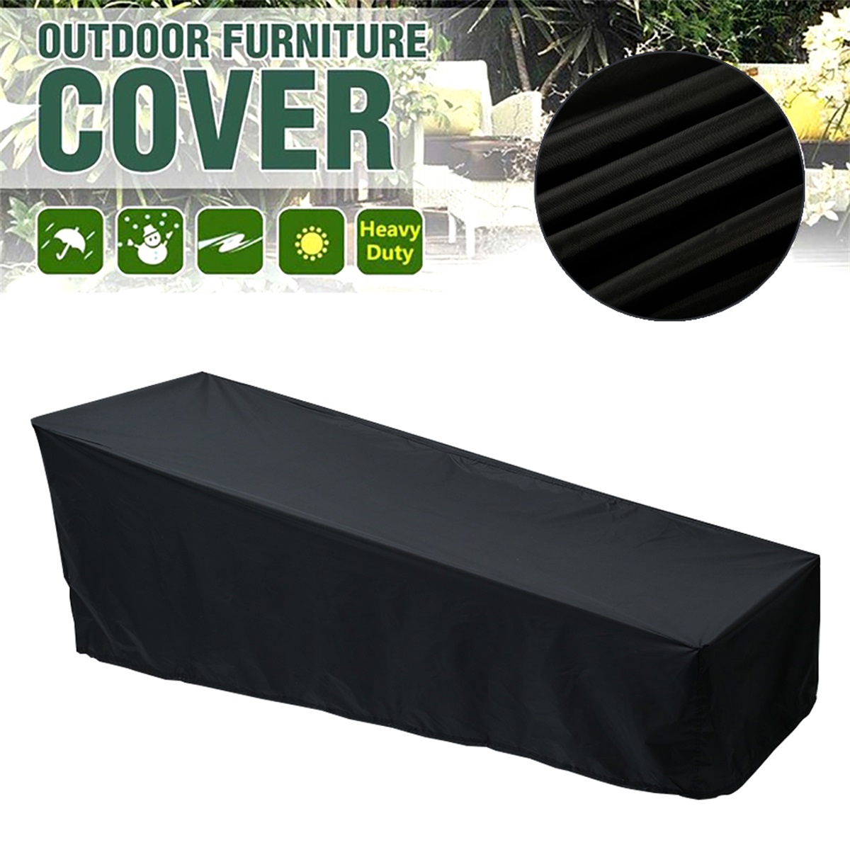 Outdoor Furniture Lounge Set - Couverture de lit de jardin extérieur,