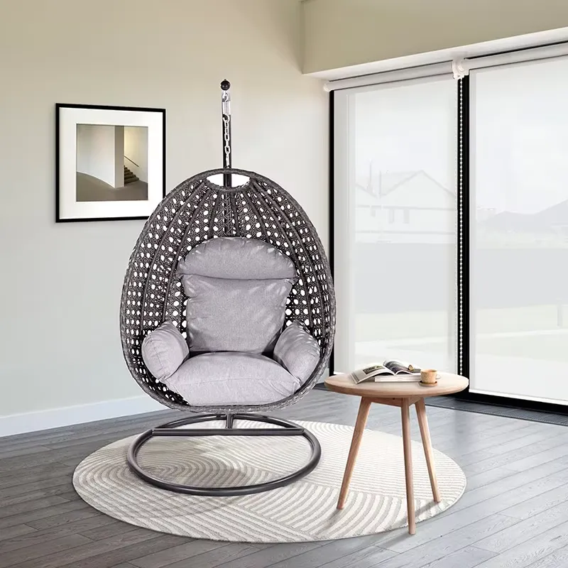 Garden Swing Chair - Fauteuil suspendu œuf en rotin de