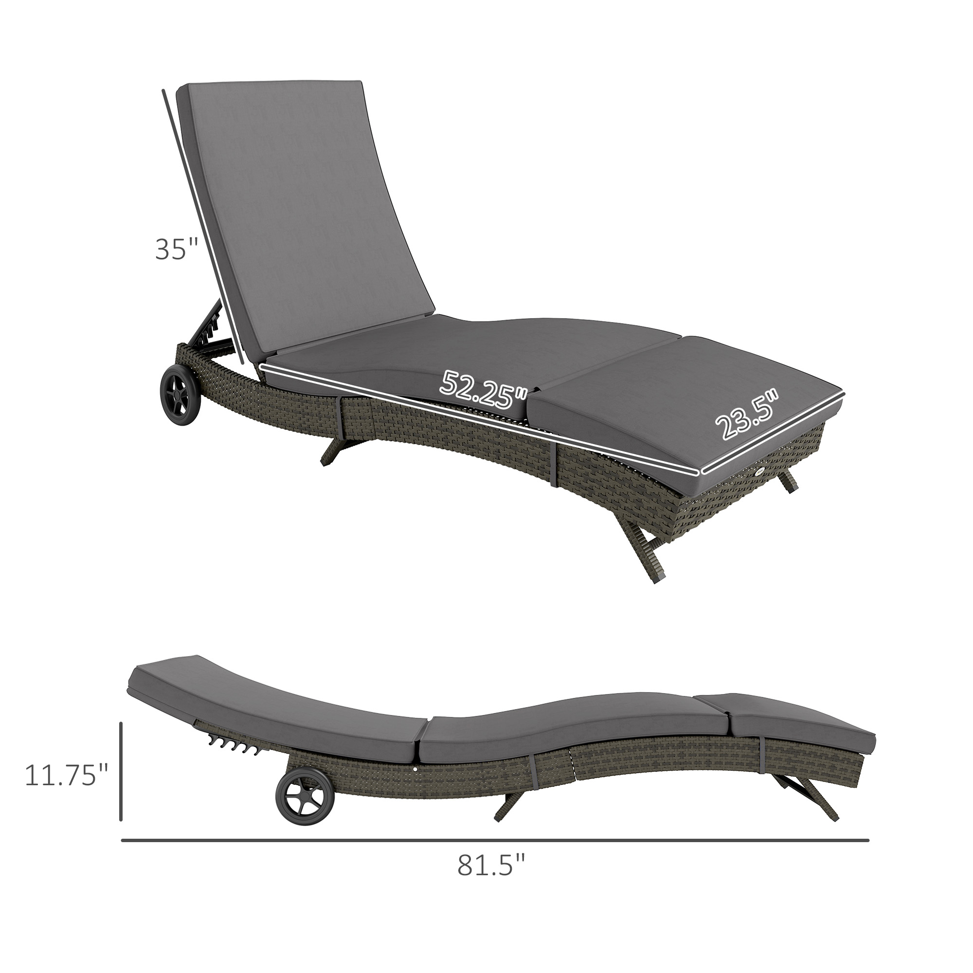 Chaise longue d'extérieur incl - Outdoor Furniture Lounge Set avis et prix