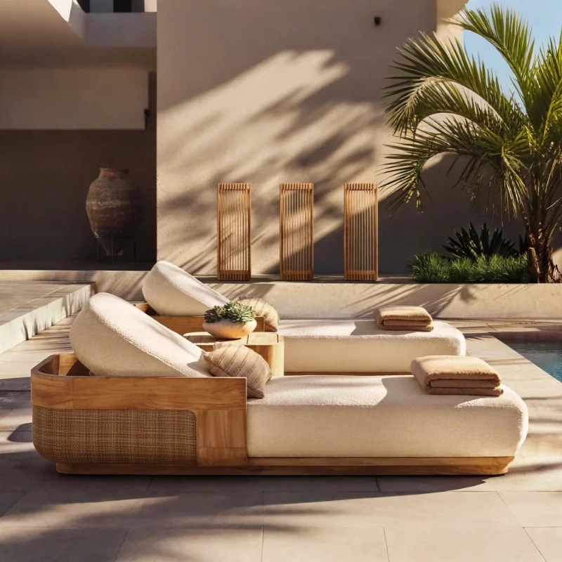 Ensemble de chaises longues et - Outdoor Furniture Lounge Set avis et prix