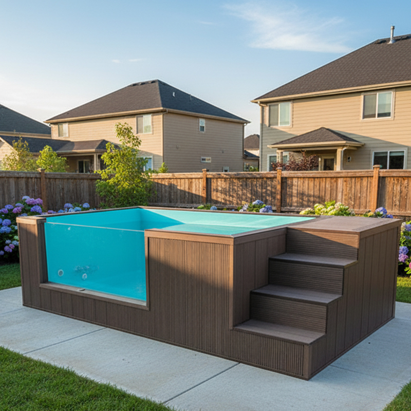 Piscine préfabriquée de luxe e - Outdoor Furniture Luxury avis et prix